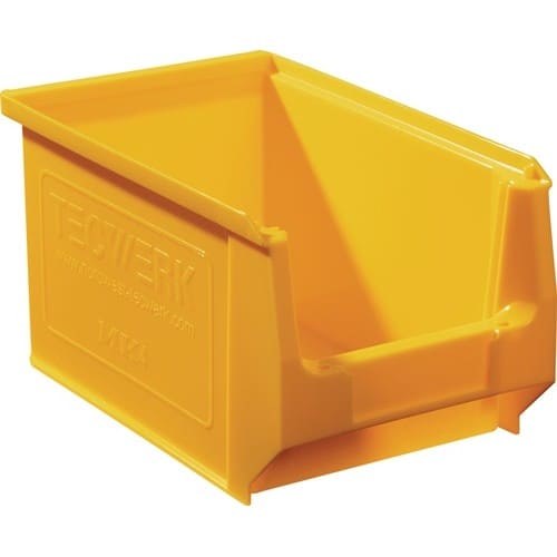 Sichtlagerkasten L230/200xB150xH130mm PE gelb TECWERK