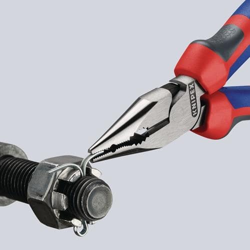 KNIPEX Spitzkombizange L.145mm pol.Comfort-Griff schwarz atram.KNIPEX