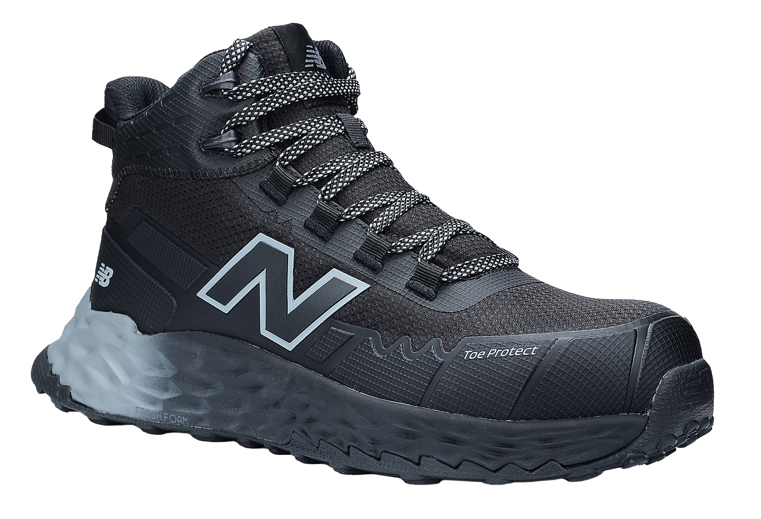 New Balance Cremorne Mid, Sicherheitsstiefel, Weite 2E Gr. 45, schwarz/grau