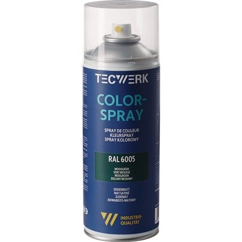 TECWERK Colorspray moosgrün seidenmatt RAL 6005 400ml Spraydose TECWERK