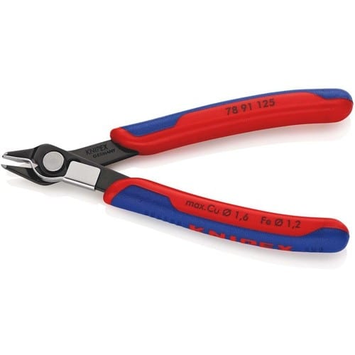 KNIPEX Elektronik-Seitenschneider Super-Knips® L.125mm Form 8 Facette ja,sehr kl.brün.