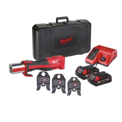 MILWAUKEE Bürstenloses Akku-Presswerkzeug (Sanitär) M18BLHPT-202C M-Set