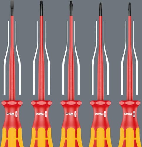 WERA Schraubendreher 165 iS Gr.PZD 2 Gesamt-L.205mm VDE isol.ext.slim WERA