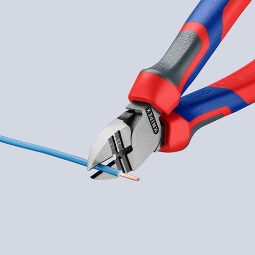 KNIPEX Abisolierseitenschneider L.160mm 1,5/2,5mm² pol.Mehrkomp.-Hüllen KNIPEX