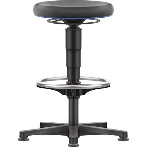 BIMOS Drehhocker Bodengleiter u.Fußring Supertec schwarz