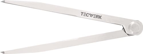 TECWERK Spitzzirkel L.200mm m.Nietscharnier TECWERK
