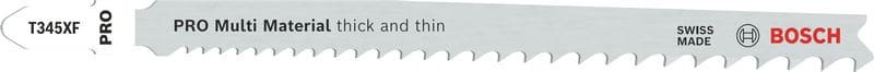 BOSCH Stichsägeblatt T 345 XF Progressor for Wood and Metal, 3er-Pack