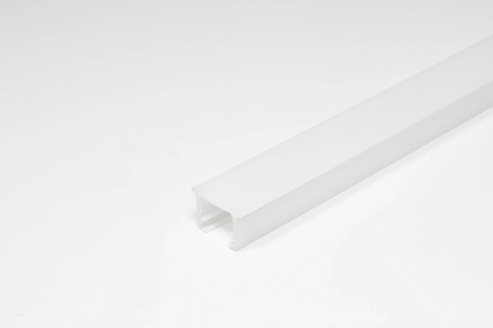L&S LED Nutprofil, 15,5x9,5mm, L=2350mm, Kunststoff opal
