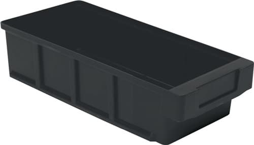 LA-KA-PE Regalkasten L300xB152xH83mm schwarz PP 10 St/Karton