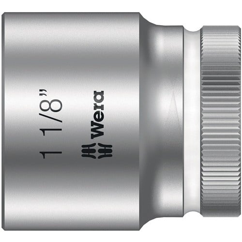 WERA Steckschlüsseleinsatz 8790 HMC Außen-6-kant 1/2Zoll a6-KT.SW 1 1/8 Zoll L40mm