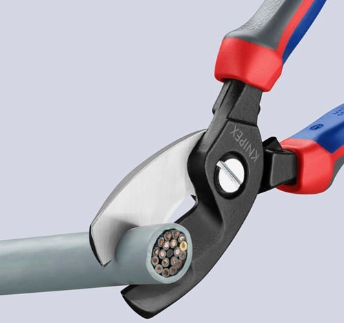 KNIPEX Kabelschere L.200mm Comfort-Griff KNIPEX