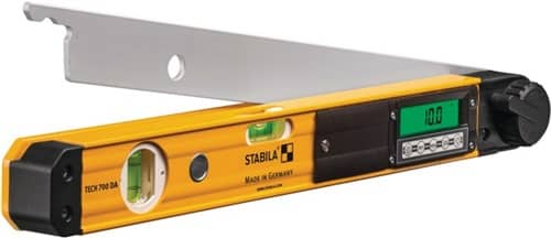 Elektronikwinkelmesser TECH 700 DA Messbereich 0-270 ° 0,1 ° STABILA