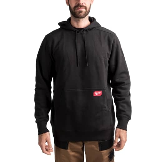 MILWAUKEE leichter Arbeits-Kapuzen-Pullover schwarz WHMWBL-XL