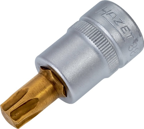 HAZET Steckschlüsseleinsatz 8802-T15 3/8 Zoll 6-kant SW T50 L.43,5mm HAZET