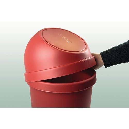 HELIT Abfallbehälter H700xØ403mm 45l schwarz HELIT