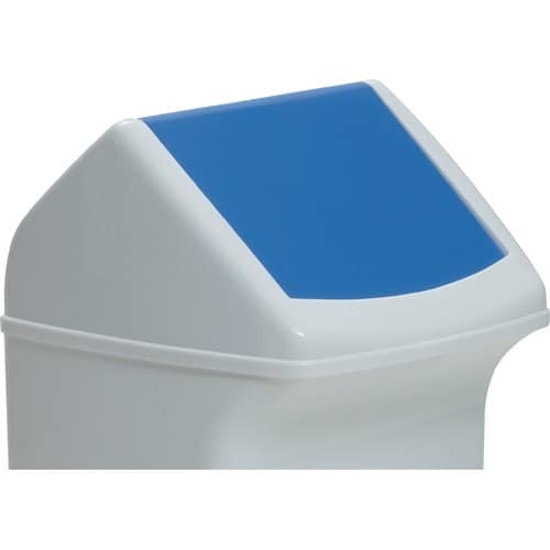 DURABLE Deckel PE blau B330xT330mm f.Abfallsammler 40l m.Einwurfklappe DURABLE