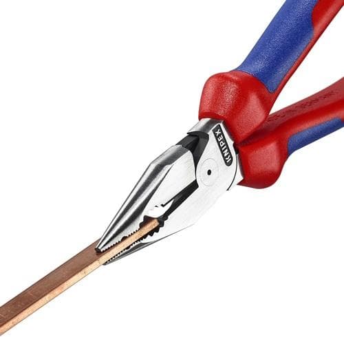 KNIPEX Spitzkombizange L.185mm pol.Comfort-Griff schwarz atram.KNIPEX