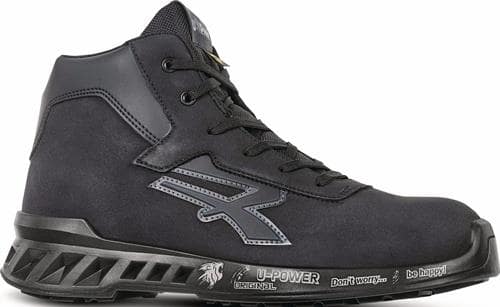 U.POWER Sicherheitsstiefel PARKER Gr.41 W.11 schwarz S3S CI FO SR ESD EN ISO 20345:2022