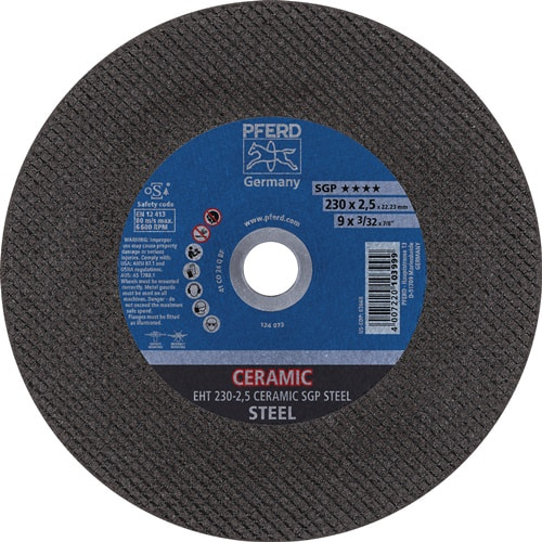 PFERD TOOLS Trennscheibe Ceramic SGP Steel D230x2,5mm ger.STA PFERD