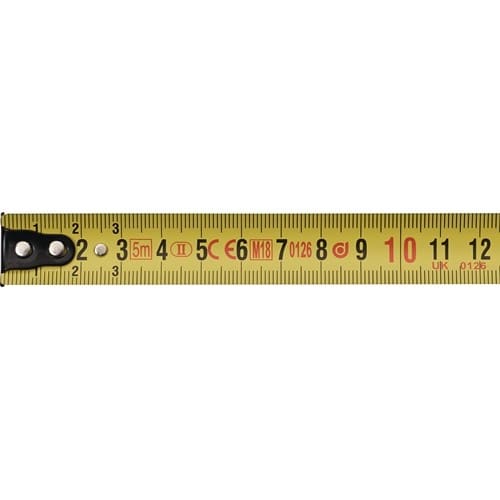 TECWERK Taschenrollbandmaß L.3m B.16mm mm/cm EG II Ku.CR TECWERK