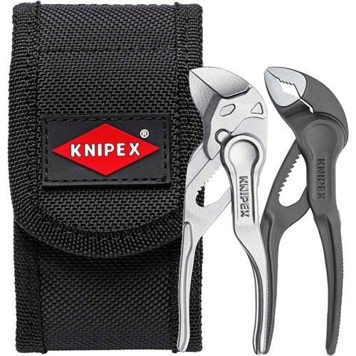KNIPEX KNIPEX 00 20 72 V04 XS Mini-Zangenset XS in Werkzeuggürteltasche 2-teilig 110 mm