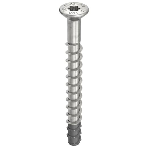HECO MULTI-MONTI-plus F A4 12,0 x 120, Senkkopf, T-Drive, blank, Spitze phosphatiert