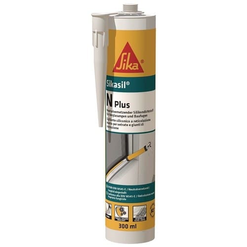 SIKA Silicondichtstoff SIKASIL N plus transp.300 ml Kartusche SIKA
