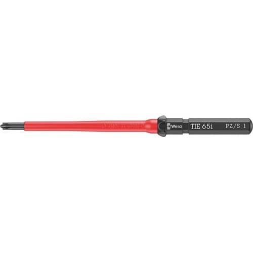 WERA Wechselklingen KK VDE 65 i PZ/S TiE PZ/S 1 L.157mm Black Point 6-kant-Antrieb9mm