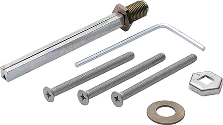 HOPPE® Befestigungsset für Schutz-Wechselgarnituren ES1 (Knopf/Griff), VK 8 mm