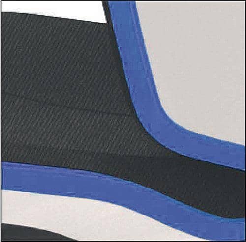 BIMOS Arbeitsdrehstuhl Neon Rl.o.Polsterelement blau