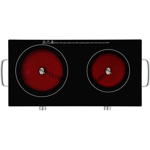 GUTFELS Glaskeramik Doppel‐Kochplatte COOK 4010 1800 W,1000 W ,stufenlos GUTFELS