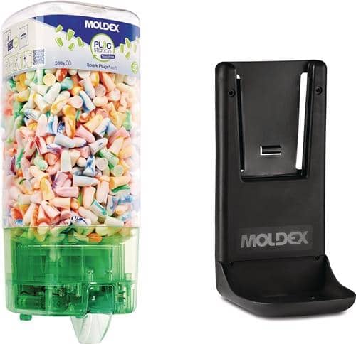 MOLDEX Gehörschutzspender PlugStation TouchFree m.Füllung Spark Plugs (500 Paar) MOLDEX