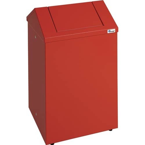STUMPF Putzwollkasten H680xB400xT400mm Geh.feuerrot/Klappe feuerrot Stahlbl.STUMPF