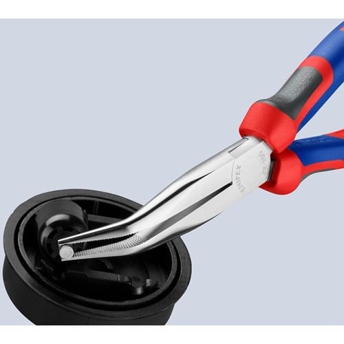 KNIPEX Mechanikerzange L.200mm Form 2 40Grad gew.Comfort-Griff verchr.KNIPEX