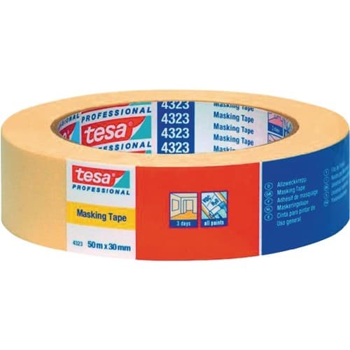TESA Kreppband 4323 leicht gekreppt hellbeige L.50m B.30mm Rl.TESA