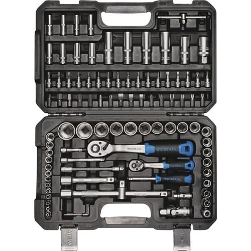 SW STAHL Steckschlüssel-Satz 97-tlg.1/4+1/2 Zoll SW 4-32mm