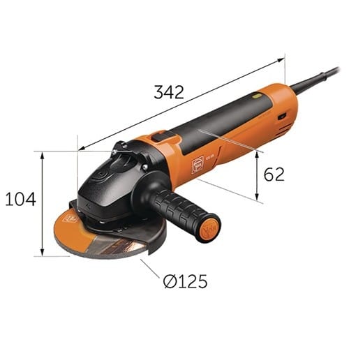 FEIN Winkelschleifer CG 15-125 BL 125mm 1500 W 3800-9000min-¹ FEIN