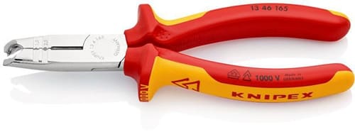 KNIPEX Abmantelungszange L.165mm verchr.Mehrkomp.-Hüllen KNIPEX