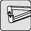 Abisolierzange L.160mm verchr.Mehrkomp.-Hülle m.Öffnungsf.TECWERK