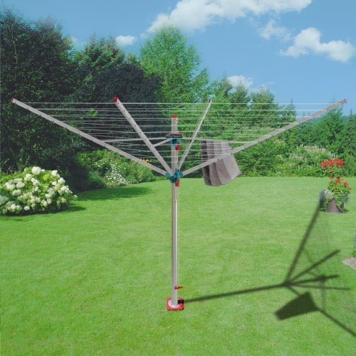 BLOME Wäschespinne PrimeraSERVO H.200cm Kantenlänge 200cm Rohr-D.55mm Alu.BLOME