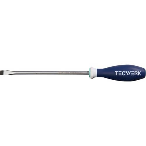 TECWERK Schraubendreher Schneiden-B.10mm Klingen-L.200mm 3K-Griff Rundkl.TECWERK