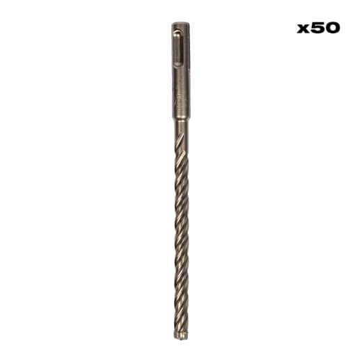 MILWAUKEE 8 x 165 mm, SDS-Plus 4-Schneiden Hammerbohrer MX4 SDS-Plus 50er Pack