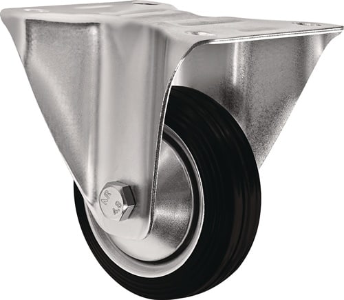 TECWERK Bockrolle D.100mm Trgf.75kg VG Platte L105xB80mm TECWERK