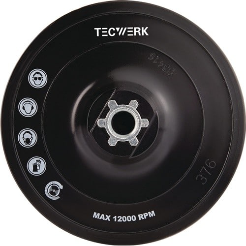 TECWERK Stützteller D.125mm M14 kletthaftend TECWERK