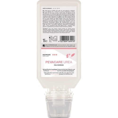 PAUL VOORMANN Hautpflegecreme PEVACARE UREA 1l unparfümiert Softflasche PAUL VOORMANN