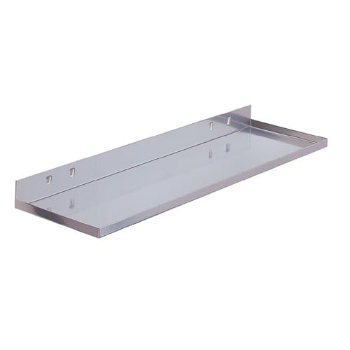 RASTERPLAN Ablageplatte B445xT150mm alufarben f.Lochplatte RASTERPLAN