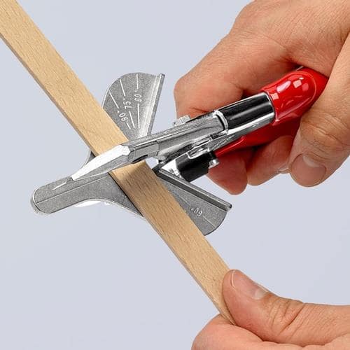 KNIPEX Gehrungsschere L.215mm Klingen-L.56mm KNIPEX