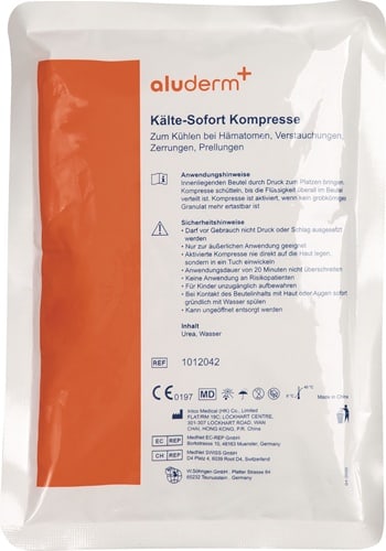 SÖHNGEN Kälte-Sofortkompressen kl.L.ca.150xB.ca.210mm o.Vorkühlung Krt.a 48 St.SÖHNGEN