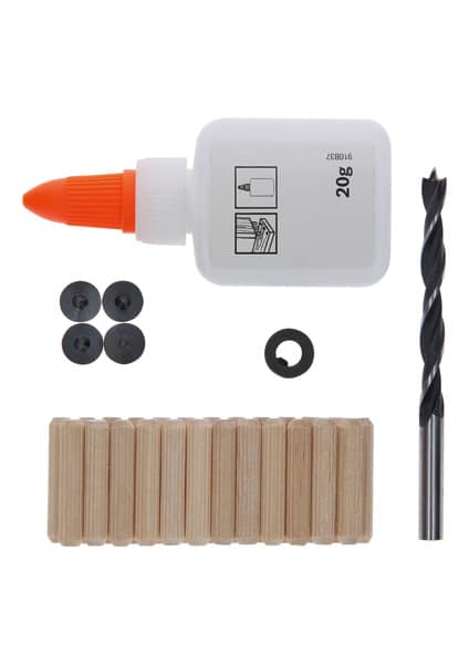 BOSCH Holzdübel-Set, 32-teilig, 6 mm, 30 mm