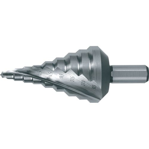 RUKO Stufenbohrer Bohrber.5,3-30,5mm HSS Spiralnut Z.2 Stufen 9 RUKO